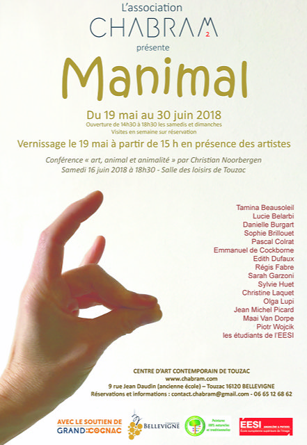 Expo collective Manimal au Centre d'art contemporain de Touzac